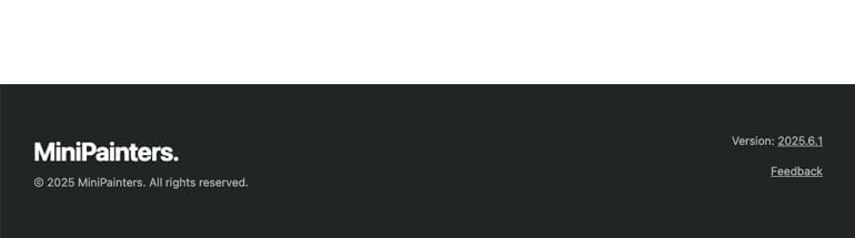 New Website Footer